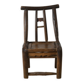 Haizi – Antique Chinese children's chair in willow no. 7