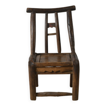 Haizi – Chaise d’enfant chinoise ancienne en saule n°7