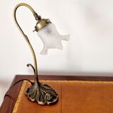 Art Deco style lamp glass paste