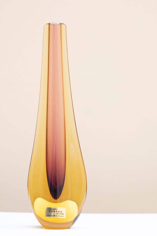 Murano glass vase