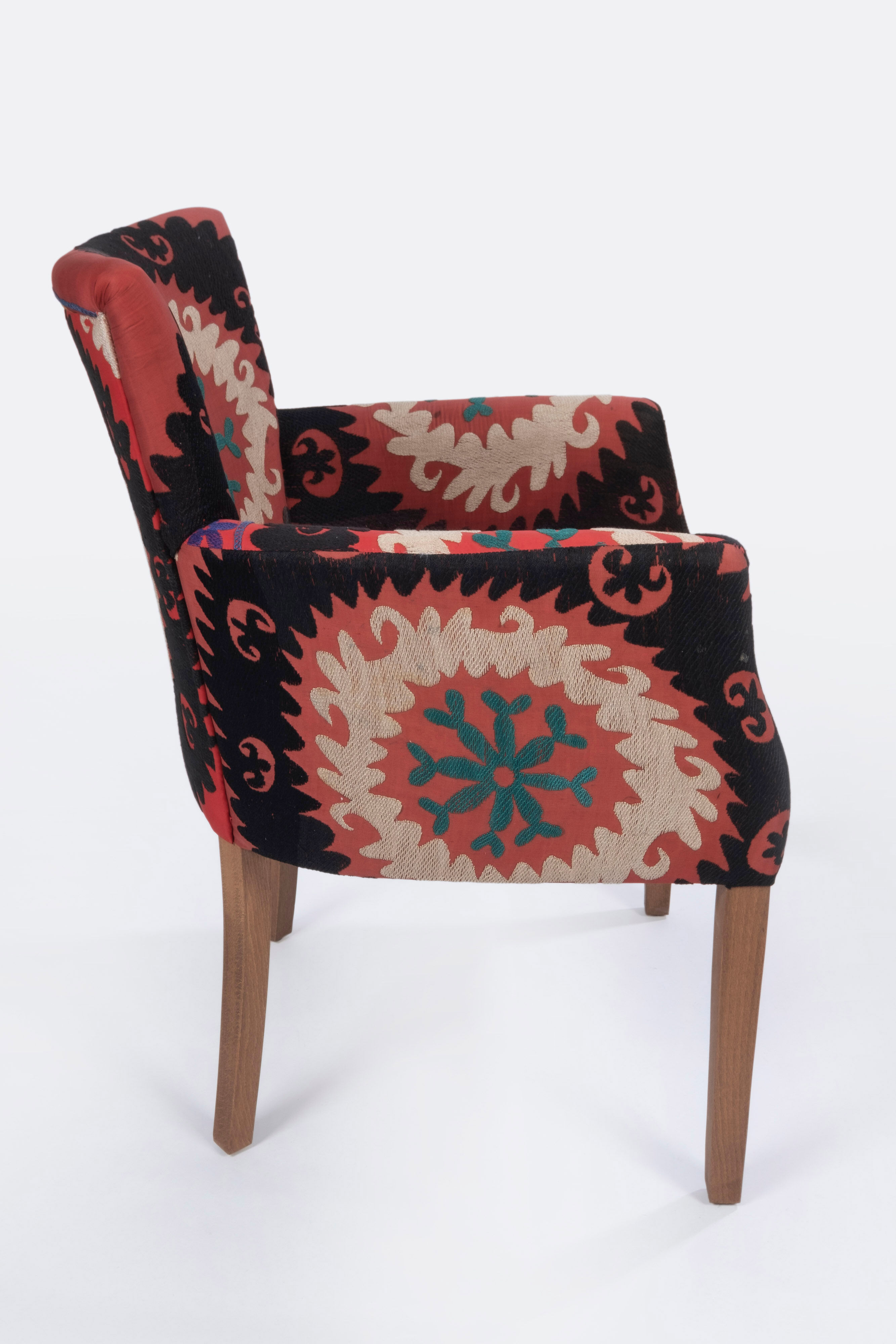 Unique Suzani Armchair Ethnic Bergere