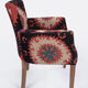 Fauteuil ethnic bergere