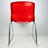 Set of 5 Stackable Clipper chairs by Svante Schöblom for Overman Sweden 1970