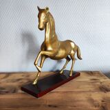 Brass horse