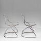 Pair of "Flynn" cantilever dining chairs by Gastone Rinaldi for RIMA, 1970s