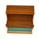 Teak and beech bedside table, Sweden, 1960