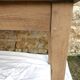 Table de ferme avec 2 tiroirs