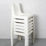 Set of 6 OZOO 700 Fiberglass Dining Chairs by Marc Berthier for Roche Bobois, 1970s