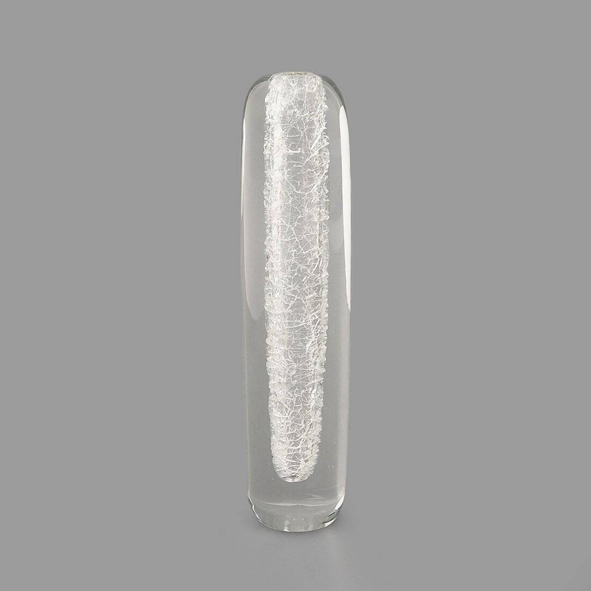 Transparent Glass Vase by Alfredo Barbini for Barbini, 1970s