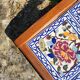 Large Gien peony platter