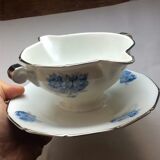 Old porcelain sauciere from Sologne Maison Lamotte