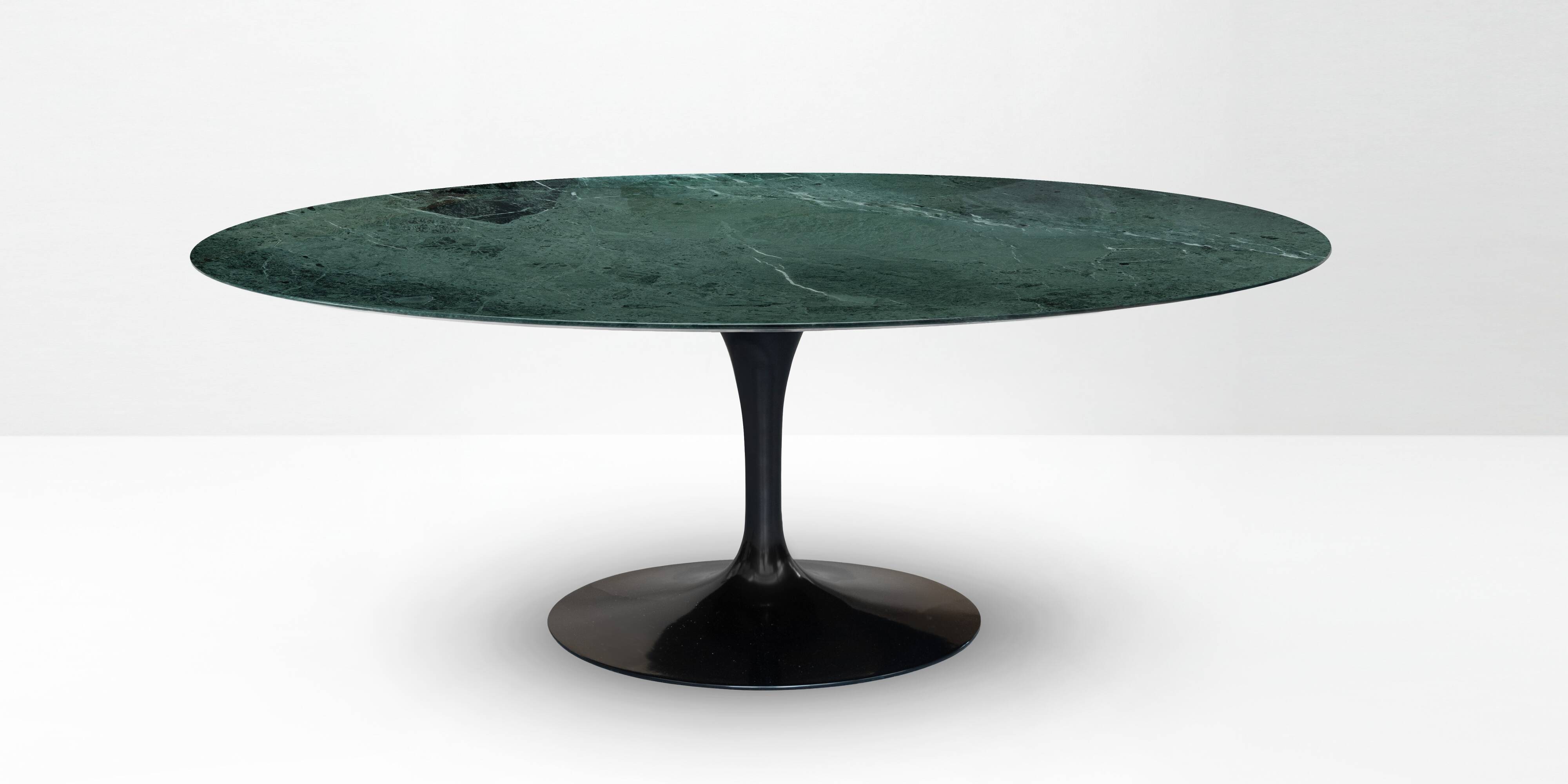 Original oval knoll tulip dining table (244cm) aple verdi gloss like new!!