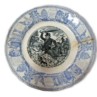 Plate porcelain