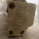 Large sculpted stone lamp, in the style of Albert Tormos, 1970s.