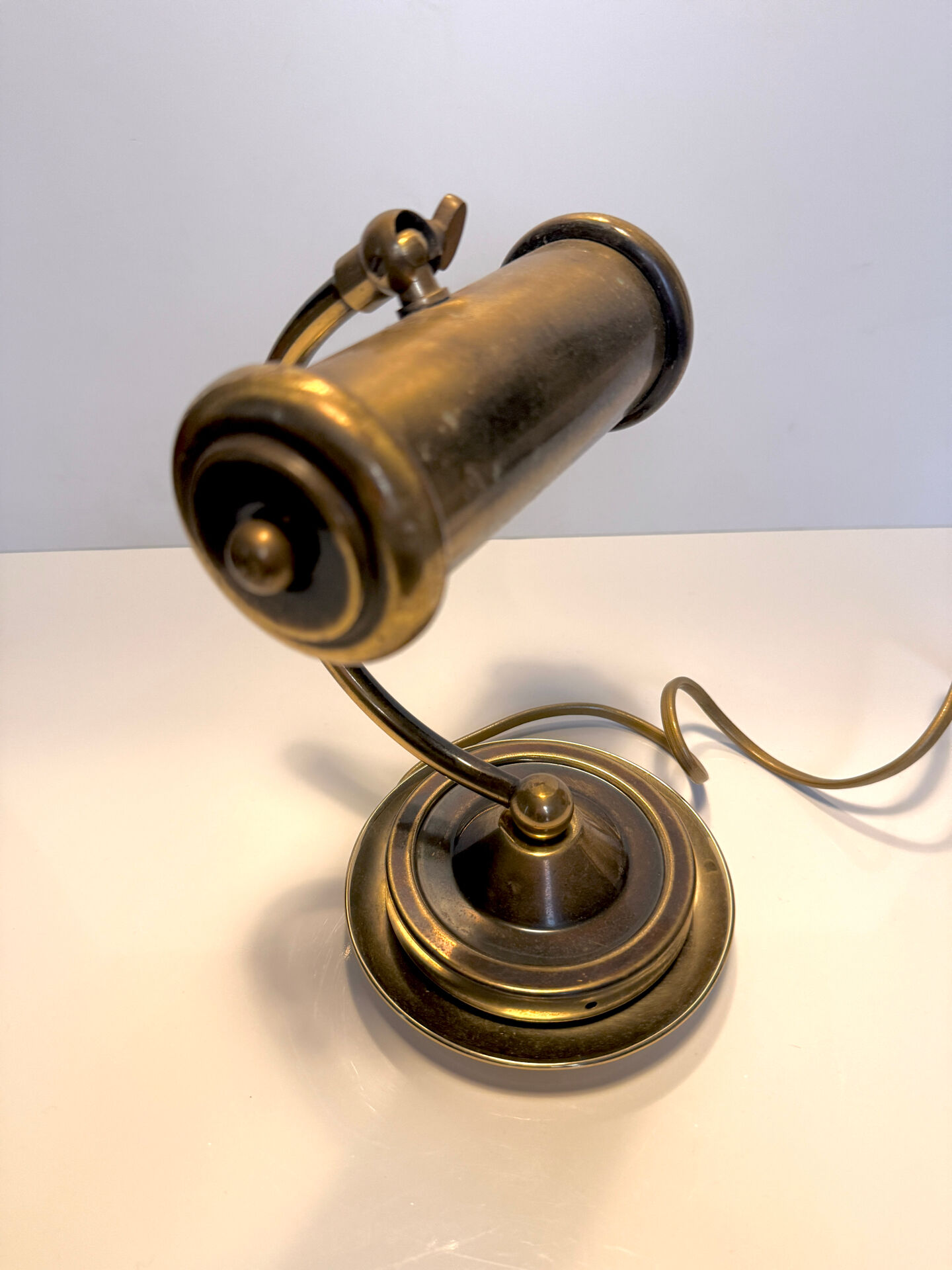 Vintage notary lamp