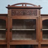 Art Nouveau Art Deco sideboard in blond walnut