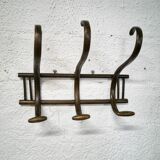 Bentwood wall-mounted coat rack