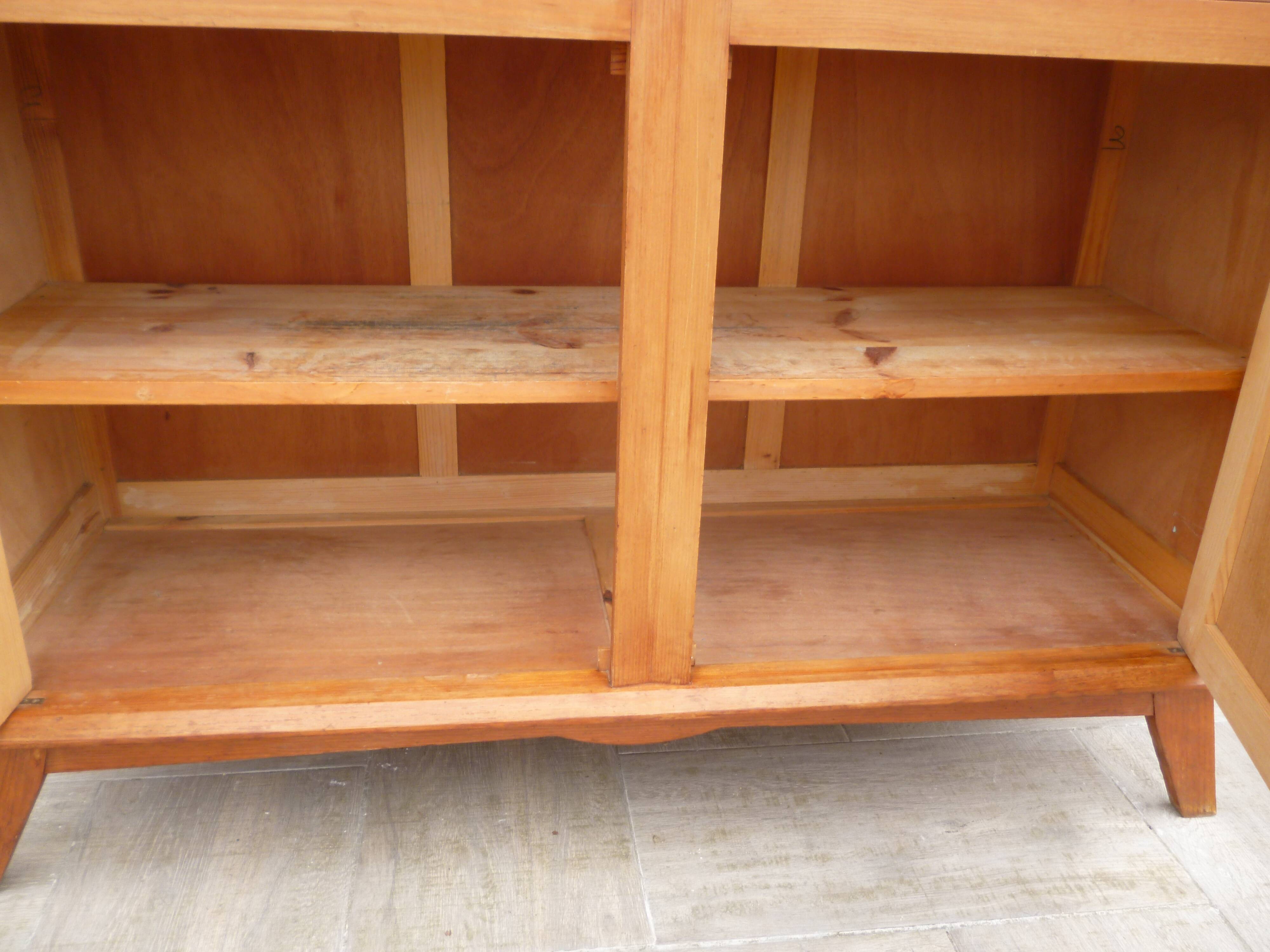 Vintage buffet feet compass two drawers