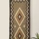 Jute handwoven kilim runner dhurrie rug, 90 x 240 cm handmade