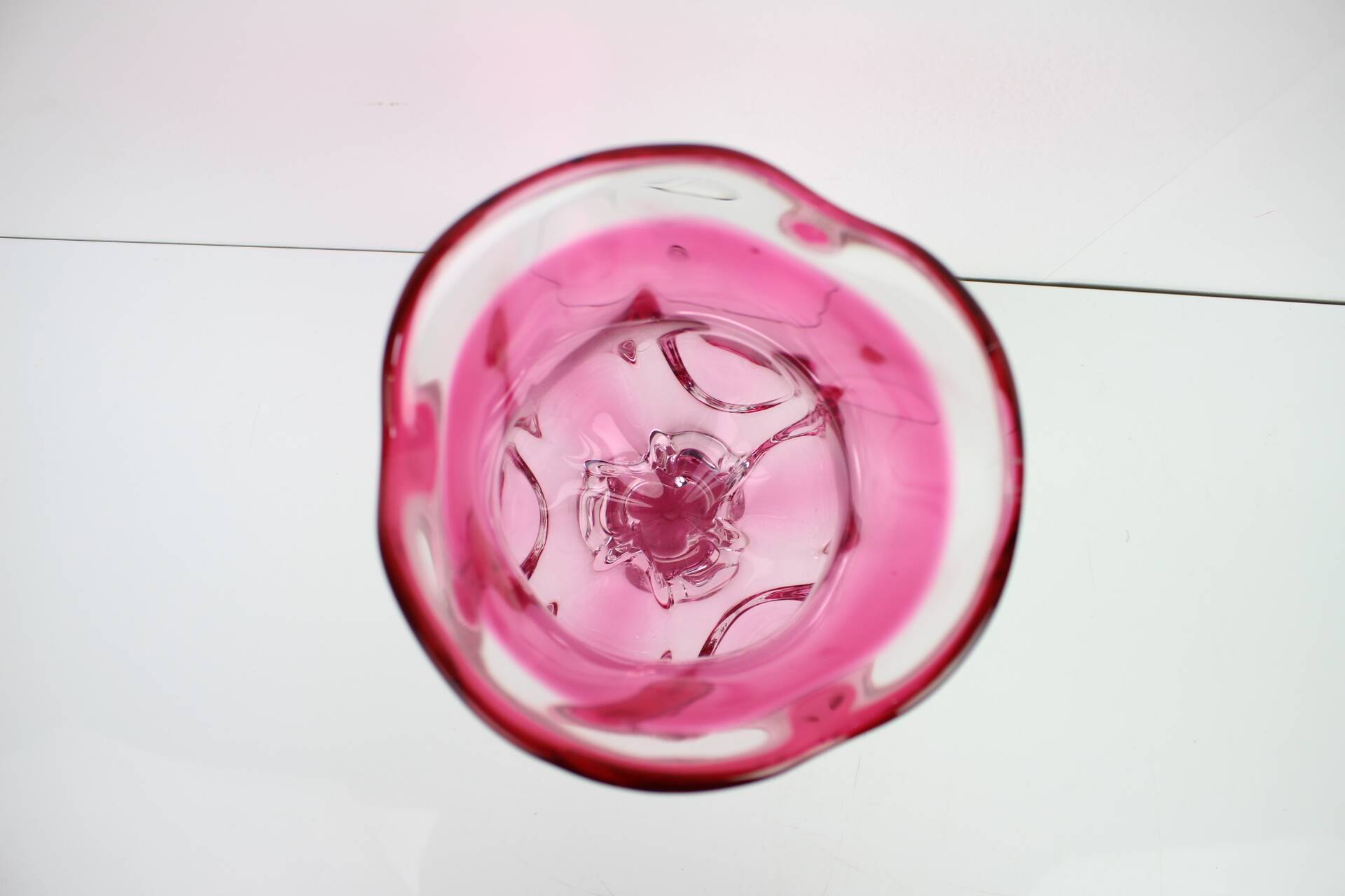 Art Glass Vase by Josef Hospodka for Chribska Glassworks, 1960's