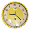 Ffr yellow plastic wall clock