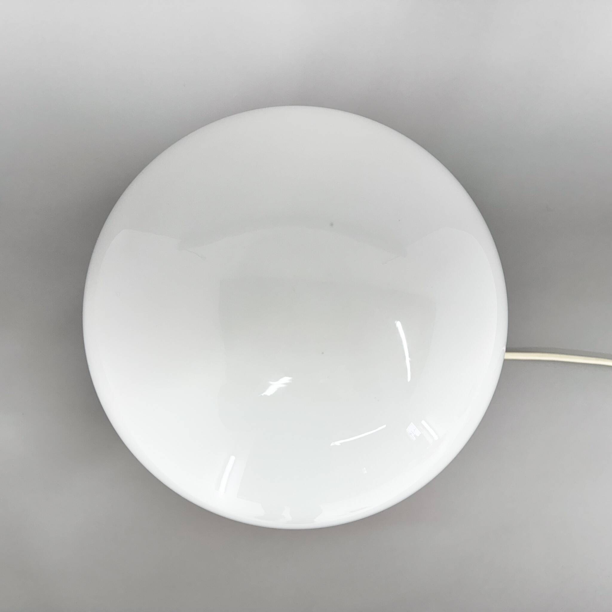 Mid Century All-Glass Table Lamp by Osvetlovaci, Czechoslovakia