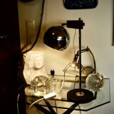 Vintage eye ball desk lamp from switzerland temde 1970