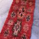 Tapis Marocain Boujad rouge - 90 x 313 cm