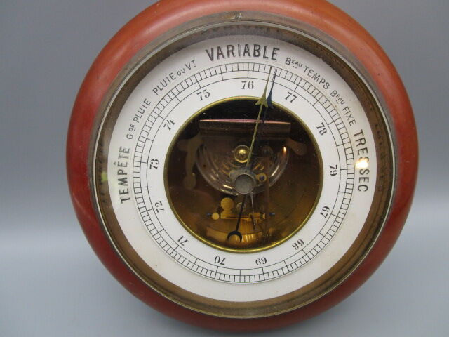 Ancient aneroid barometer