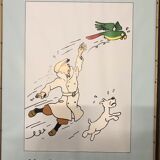 Grande affiche, Les aventures de Tintin, L'oreille Cassée