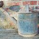 Vintage metal watering cane early 20th century
