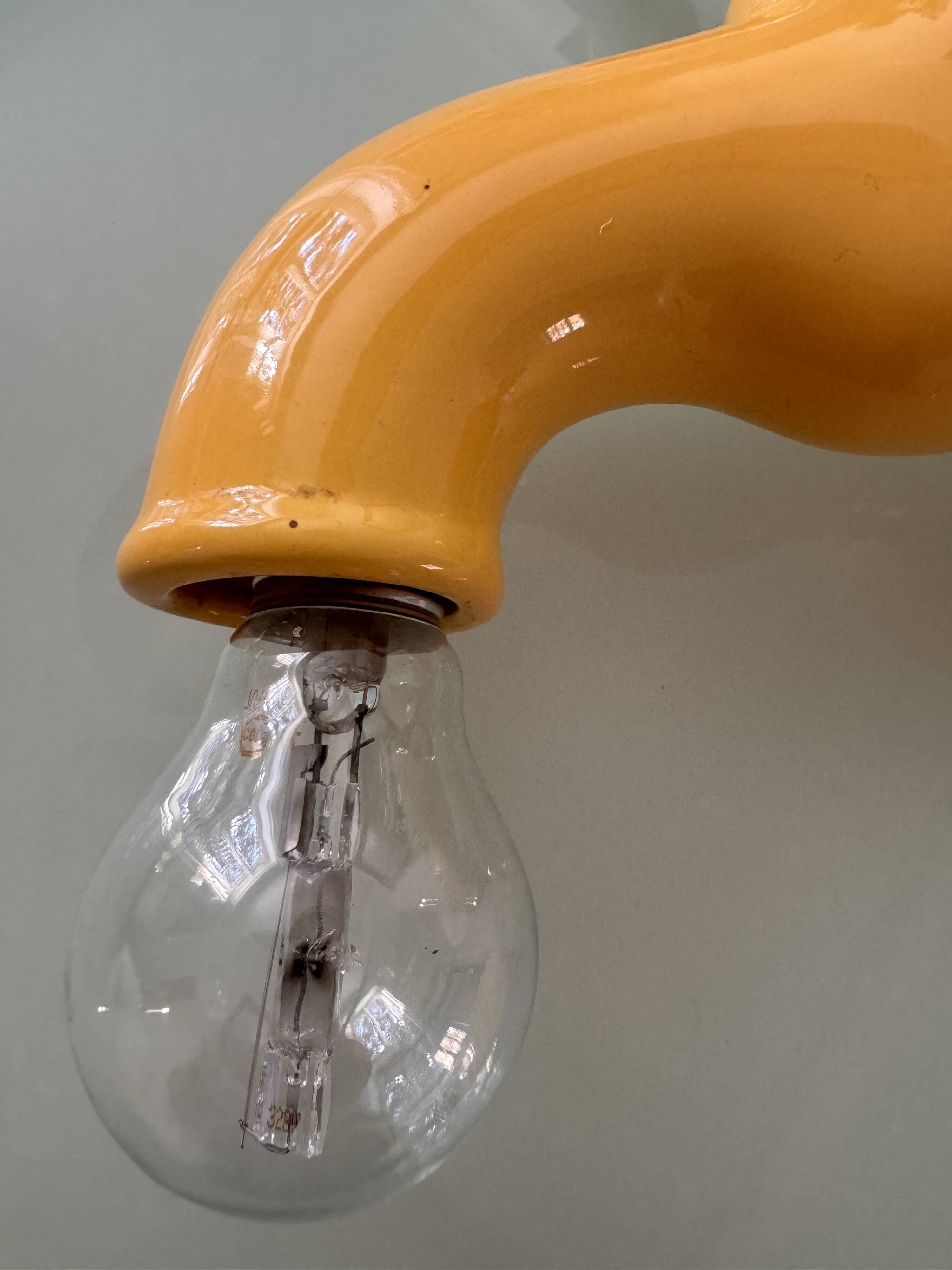 Wall light faucet 80s