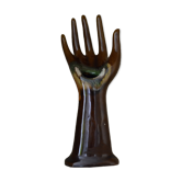 Brown and green baguier hand