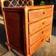 Commode vintage en rotin - Parfait état