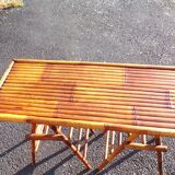 Rare old bamboo console