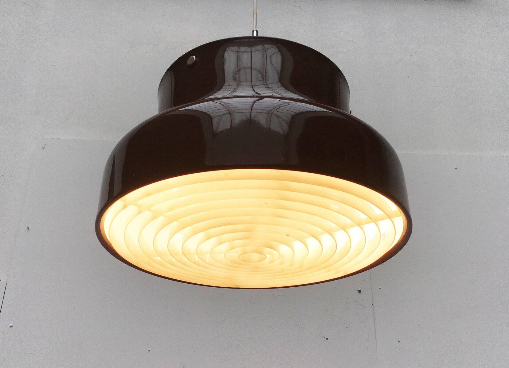 Mid-century Swedish suspended lamp Bumling by Anders Pehrson for Ateljé Lyktan, 1960s.