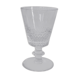 Crystal vase val saint lambert foot shower decor diamond tips