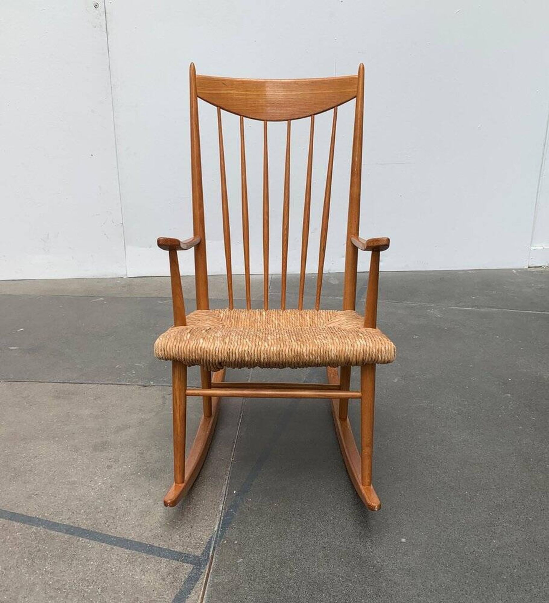 Mid-century Danish rocking chair
