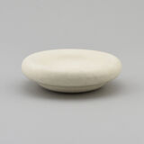 Empty cream white ceramic pocket