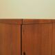 Teak sideboard with sliding doors, Denmark, 1960s