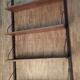 Teak wall shelf