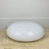 Regent vintage half-sphere opaline ball wall lamp