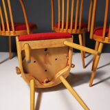 Mid century Dining Chairs by Antonín Šuman, 1960s, Set of 4