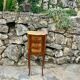 Small Louis XV style marquetry chiffonniere table