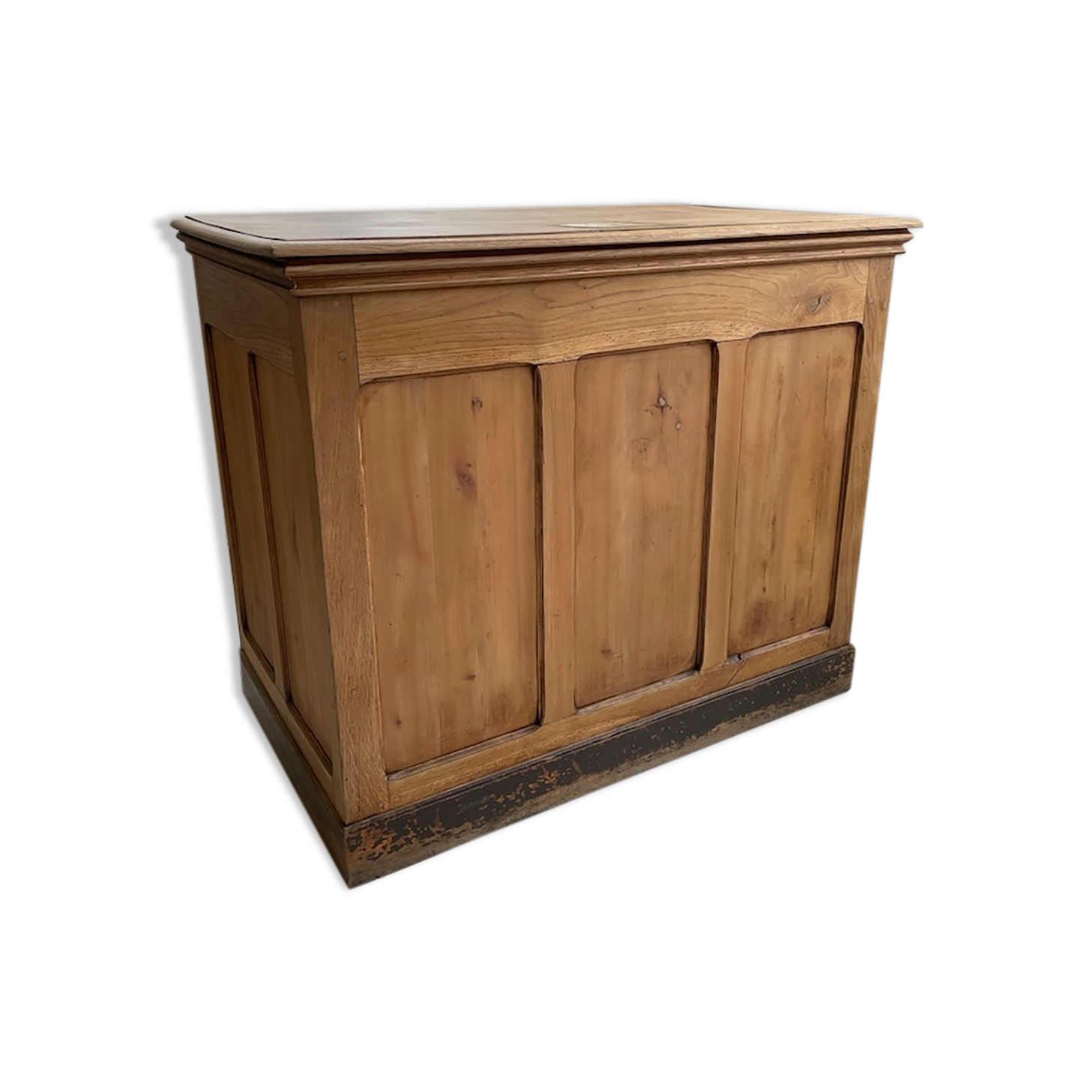 Early 20th century oak trade counter