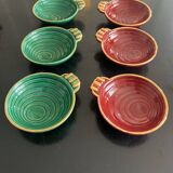 Saint Clément earthenware bowls 1950