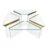 Ensemble de 4 tables gigognes, Pierangelo Galotti – Circa 1970