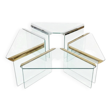 Set of 4 nesting tables, Pierangelo Galotti – Circa 1970