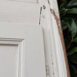 Pair of 19th-century cupboard doors and their frame (1st), woodwork