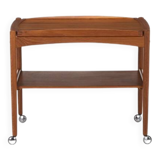 Danish Serving Trolley attributed to Poul Hundevad for Hundevad & Co, Denmark, 1960s